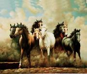 unknow artist, Horses 046